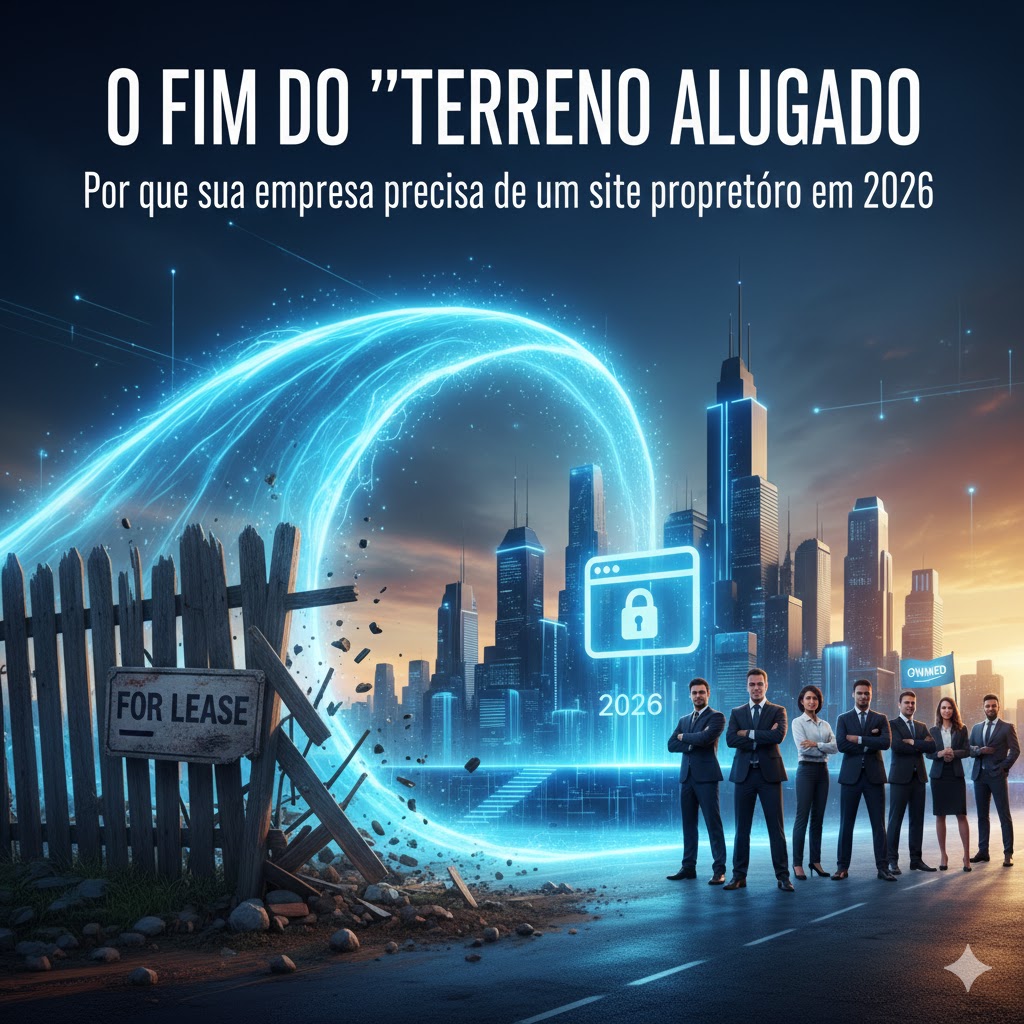 O fim do “terreno alugado”: Por que sua empresa precisa de um site? (2026)